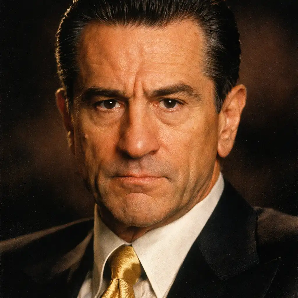 Portret Roberta De Niro jako Sama Ace'a Rothsteina