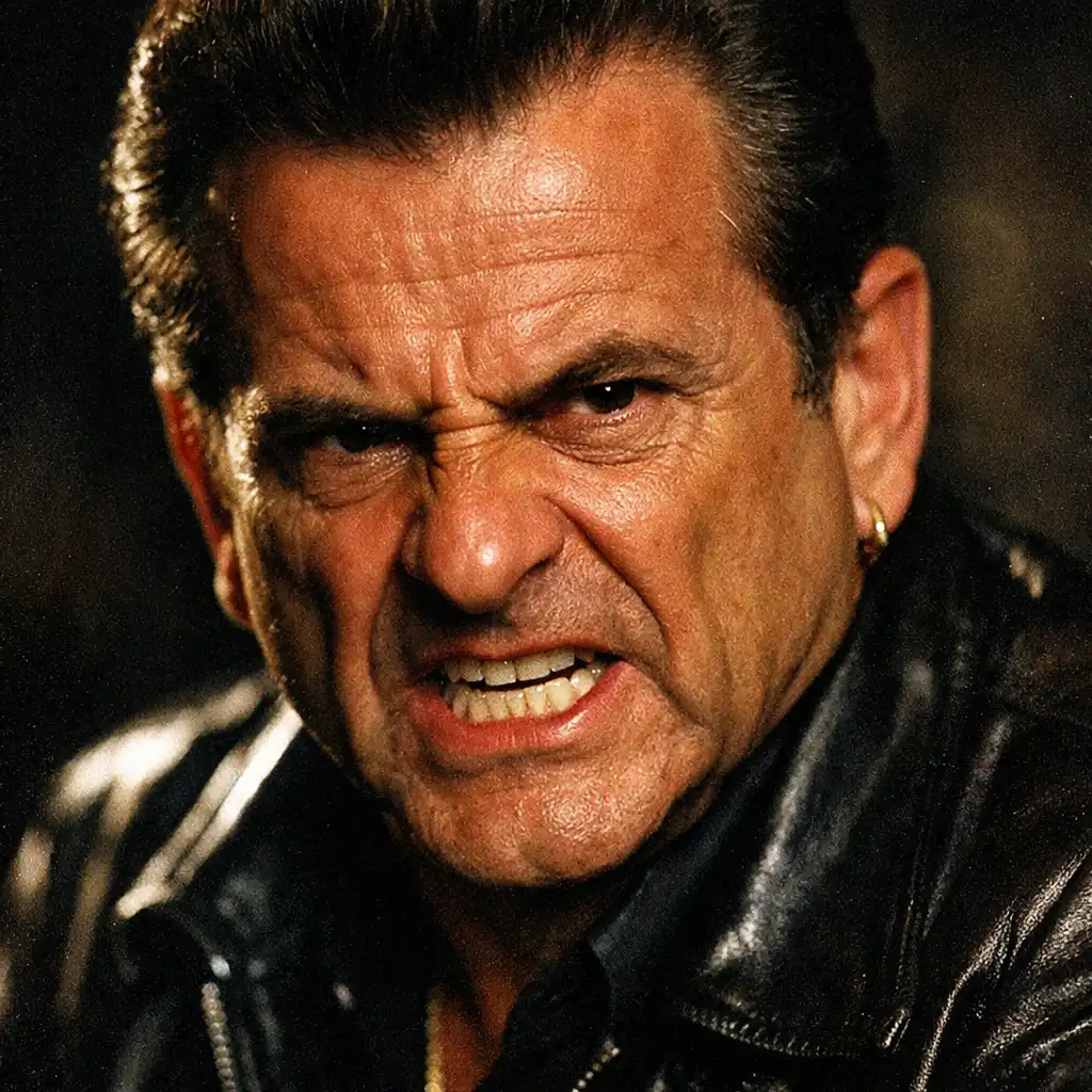 Portret Joe Pesci jako Nicky'ego Santoro